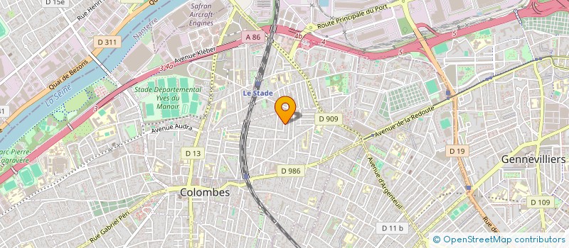 localisation de l'entreprise 894 394 774   COLOMBES