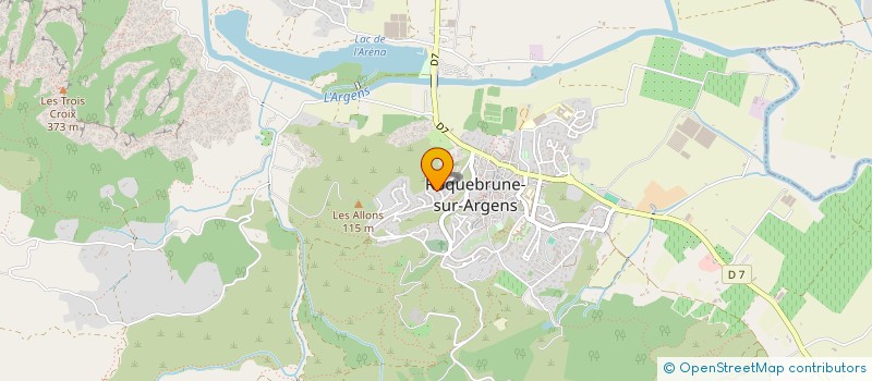 localisation de l'entreprise 894 414 622 à ROQUEBRUNE-SUR-ARGENS