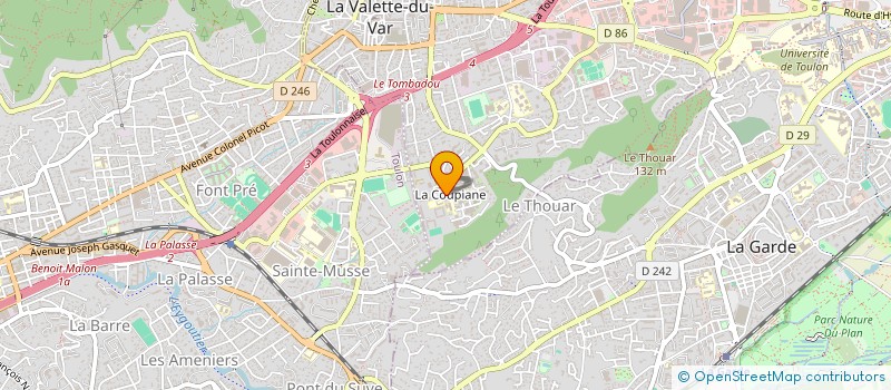 localisation de l'entreprise 894 485 929   TOULON