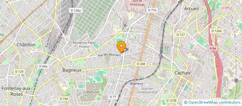 localisation de l'entreprise 894 505 395   BAGNEUX