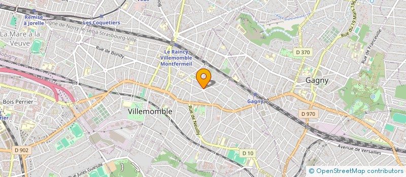 localisation de l'entreprise 894 573 948   VILLEMOMBLE