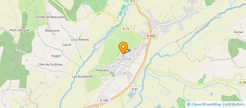 localisation de l'entreprise 894 580 158   LAUZERTE