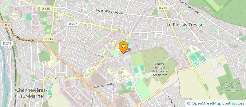 localisation de l'entreprise 894 588 342   CHENNEVIERES-SUR-MARNE