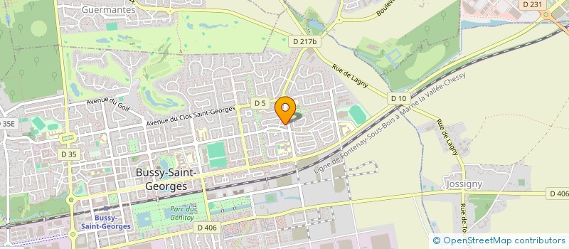 localisation de l'entreprise 894 596 543   BUSSY-SAINT-GEORGES