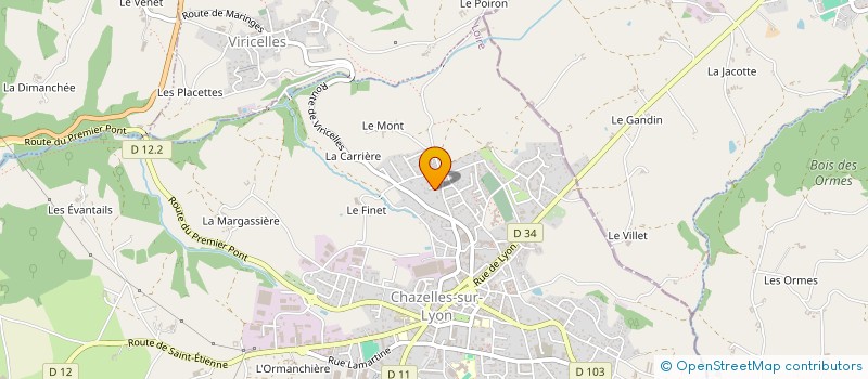 localisation de l'entreprise 894 599 307   CHAZELLES-SUR-LYON