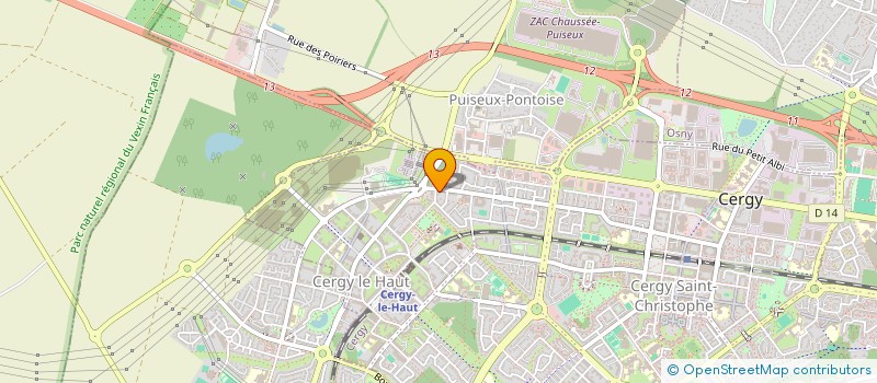 localisation de l'entreprise 894 670 306   CERGY