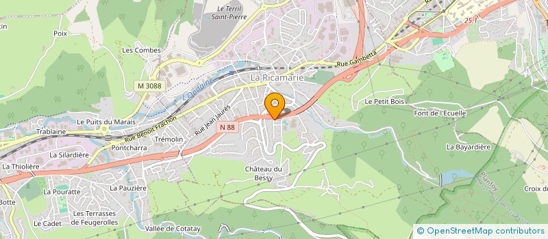 localisation de l'entreprise 894 686 088   LA RICAMARIE