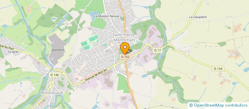 localisation de l'entreprise 894 720 382  à MONTREVAULT-SUR-EVRE