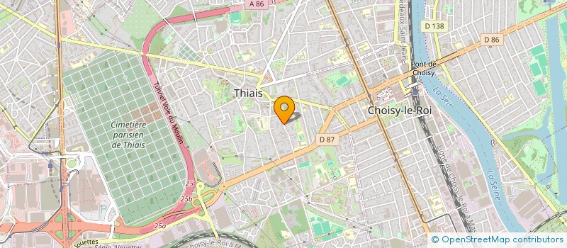 localisation de l'entreprise 894 725 191   THIAIS