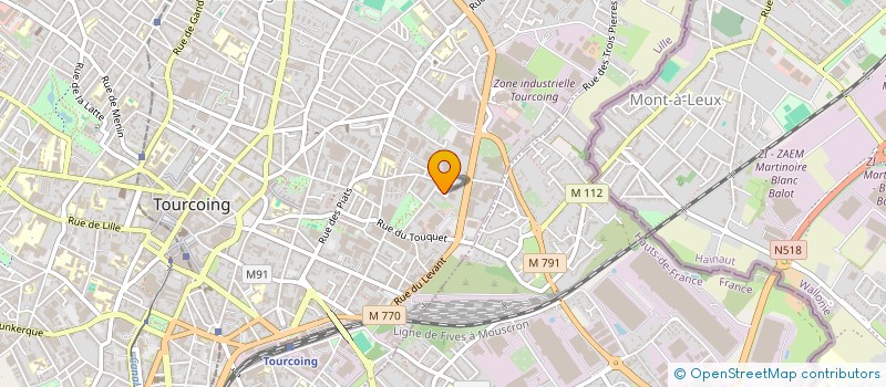 localisation de l'entreprise 894 743 806   ROUBAIX