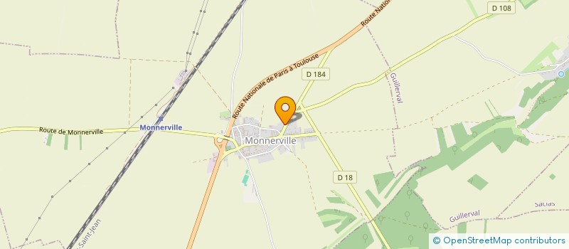 localisation de l'entreprise 894 746 262   MONNERVILLE