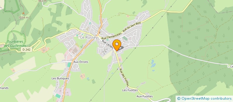 localisation de l'entreprise 894 750 900 à LE RUSSEY