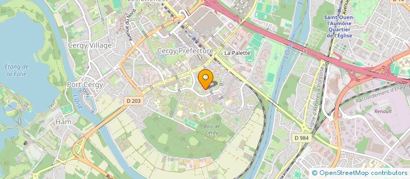 localisation de l'entreprise 894 770 312   CERGY