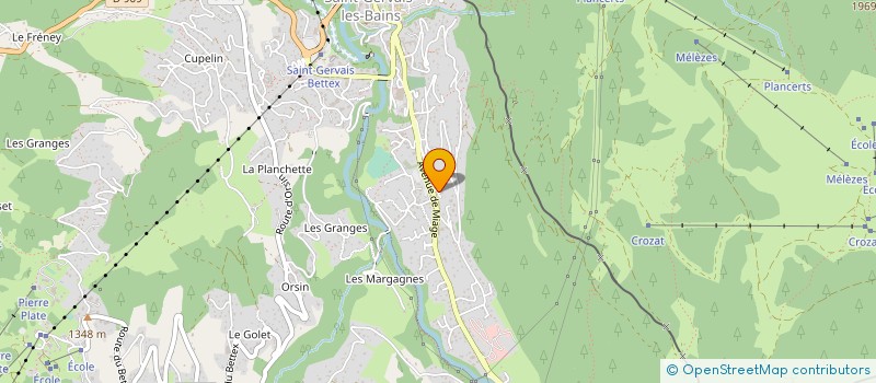 localisation de l'entreprise 894 780 428   SAINT-GERVAIS-LES-BAINS