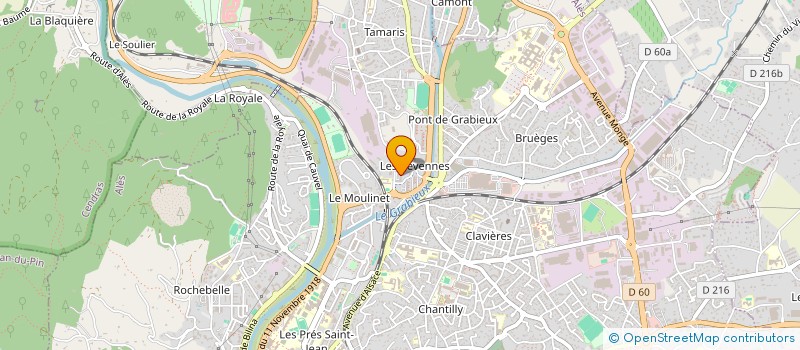 localisation de l'entreprise 894 797 463 à ALES