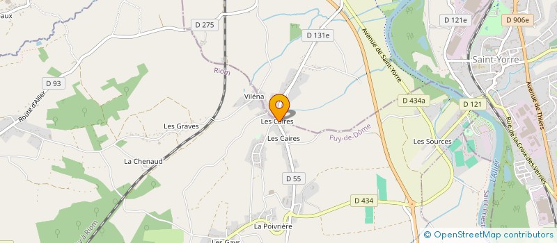 localisation de l'entreprise 894 815 430   SAINT-SYLVESTRE-PRAGOULIN