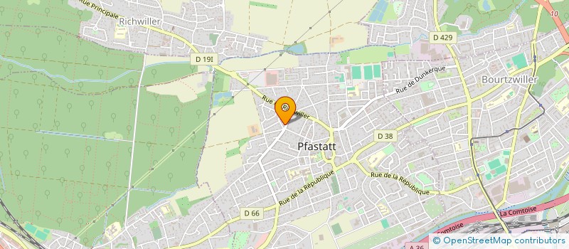 localisation de l'entreprise 894 828 607 à PFASTATT