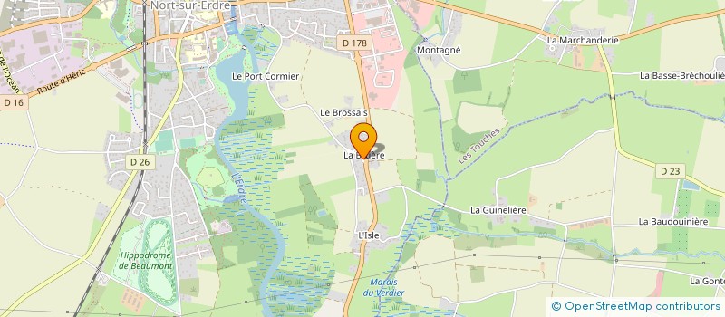 localisation de l'entreprise 894 854 314   NORT-SUR-ERDRE