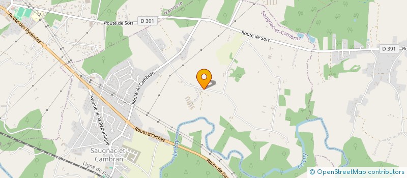 localisation de l'entreprise 894 862 911   SAUGNAC-ET-CAMBRAN