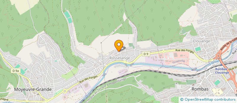 localisation de l'entreprise 894 870 427   ROSSELANGE