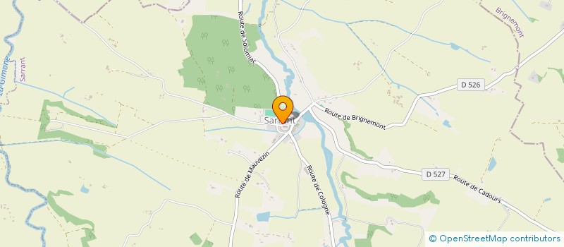 localisation de l'entreprise 894 903 467 à SARRANT