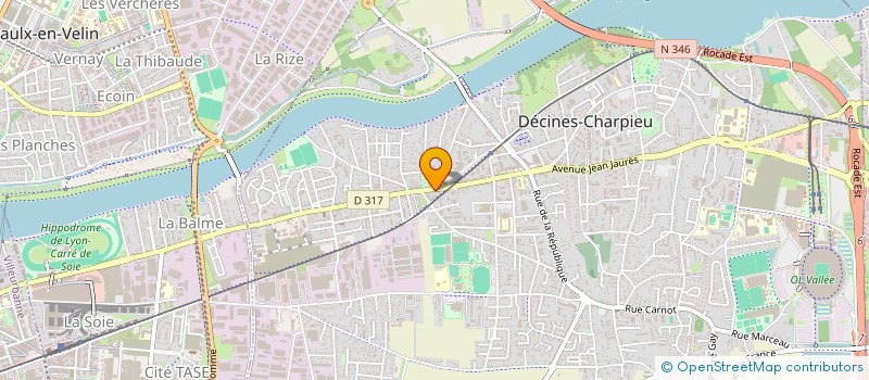 localisation de l'entreprise 894 908 144   DECINES-CHARPIEU