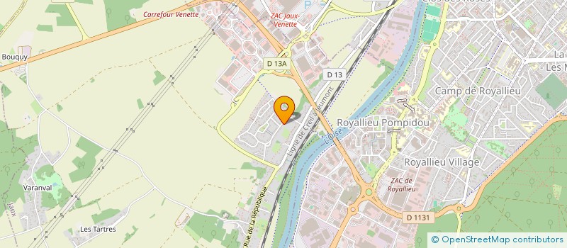 localisation de l'entreprise 894 946 268   JAUX