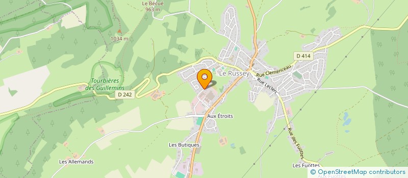 localisation de l'entreprise 894 952 316   LE RUSSEY