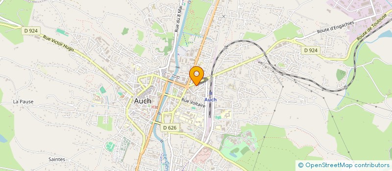 localisation de l'entreprise 895 008 456   AUCH