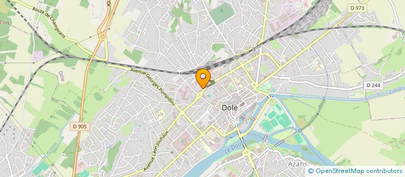 localisation de l'entreprise 895 009 272  à DOLE
