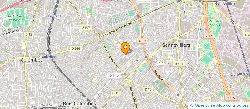 localisation de l'entreprise 895 080 968   ASNIERES-SUR-SEINE