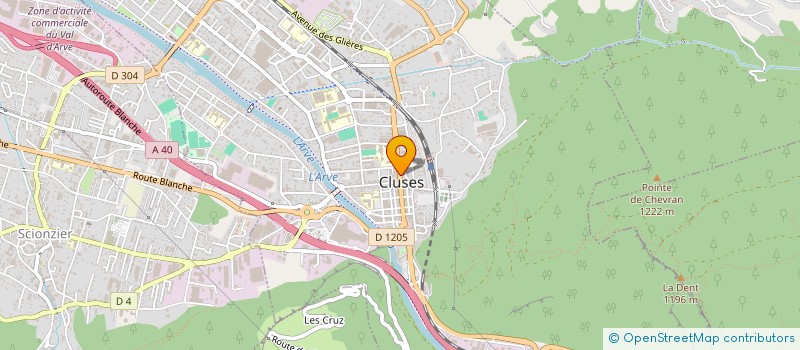 localisation de l'entreprise 895 116 598   CLUSES