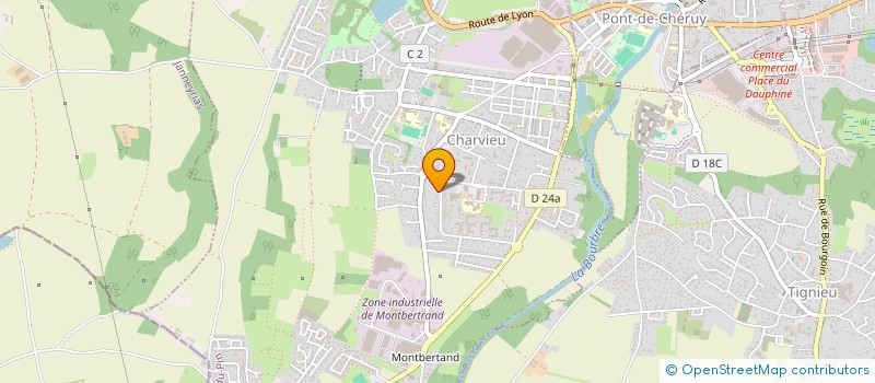 localisation de l'entreprise 895 122 547   CHARVIEU-CHAVAGNEUX