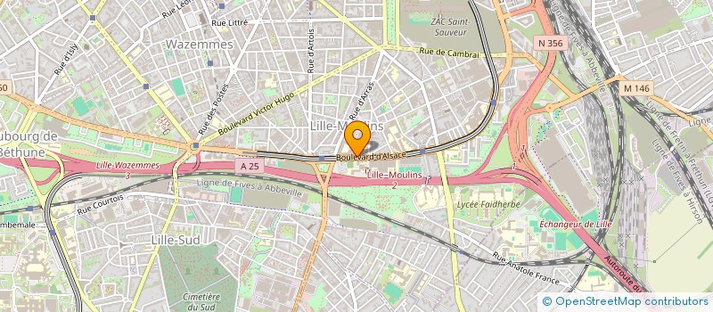 localisation de l'entreprise 895 159 796   FACHES-THUMESNIL