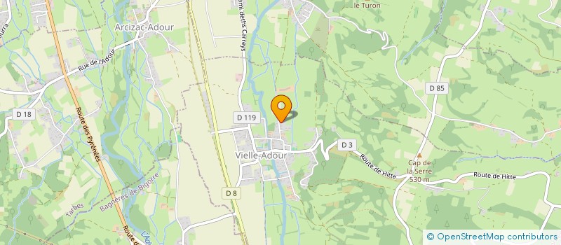 localisation de l'entreprise 895 191 898   LOURDES