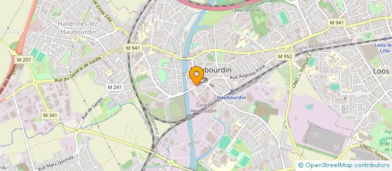 localisation de l'entreprise 895 213 189   HAUBOURDIN