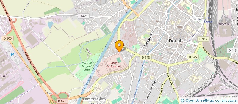 localisation de l'entreprise 895 213 486   DOUAI