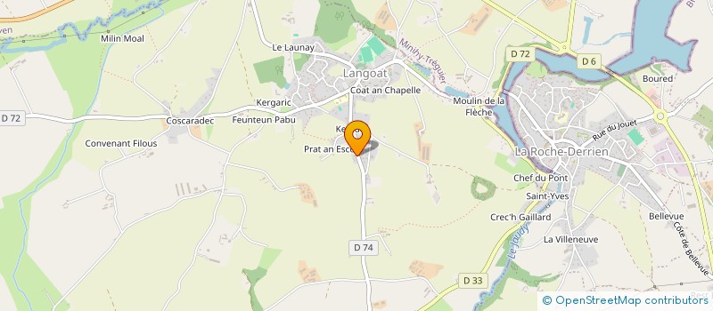 localisation de l'entreprise 895 233 740   LANGOAT