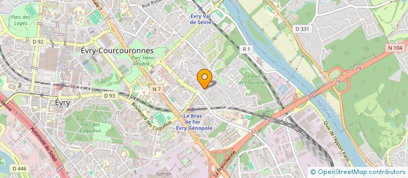 localisation de l'entreprise 895 249 027   EVRY-COURCOURONNES