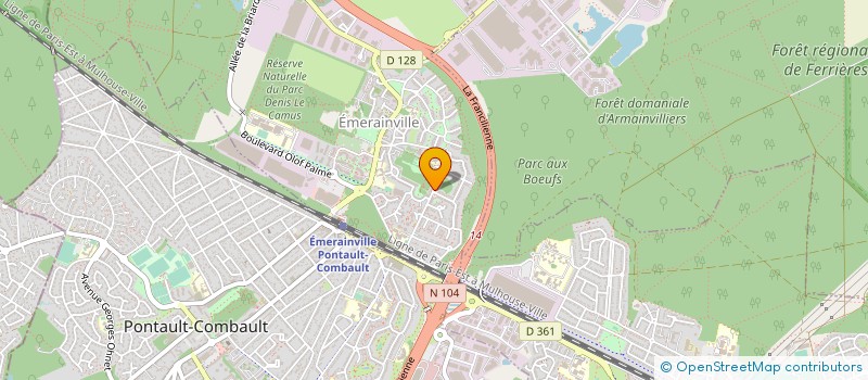 localisation de l'entreprise 895 253 664   EMERAINVILLE