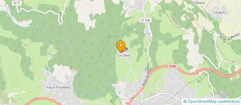 localisation de l'entreprise 895 261 527   BLAVOZY