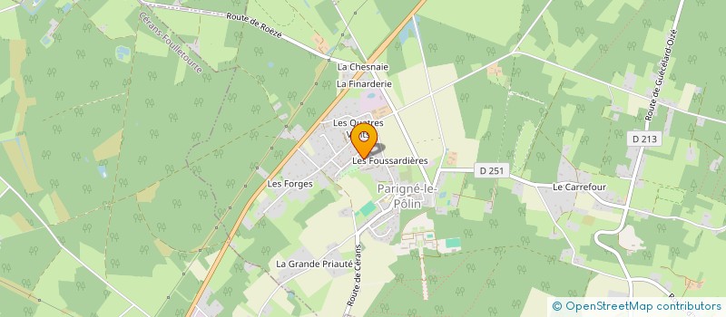 localisation de l'entreprise 895 265 510   PARIGNE-LE-POLIN