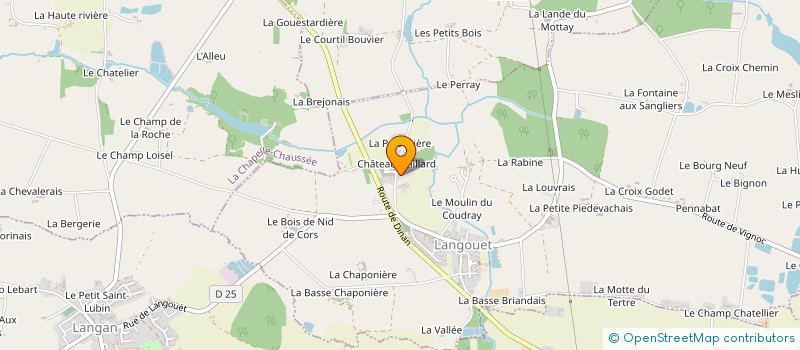 localisation de l'entreprise 895 297 059   LANGOUET