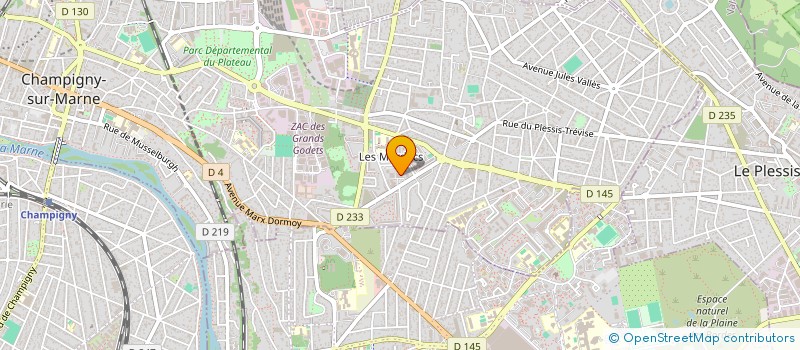 localisation de l'entreprise 895 325 314 à CHAMPIGNY-SUR-MARNE