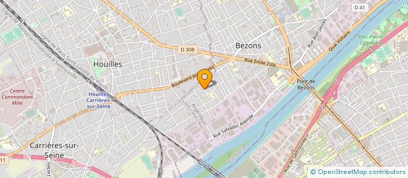 localisation de l'entreprise 895 325 835   HOUILLES