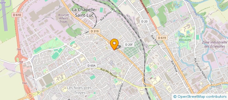 localisation de l'entreprise 895 361 160   LA CHAPELLE-SAINT-LUC