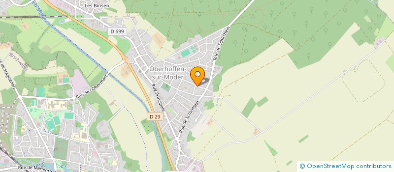 localisation de l'entreprise 895 385 755   OBERHOFFEN-SUR-MODER