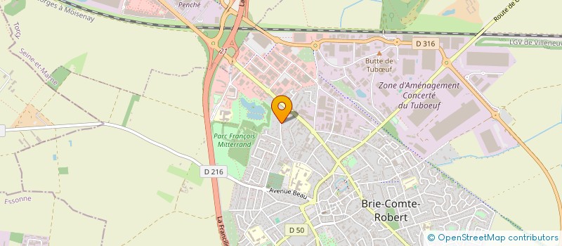 localisation de l'entreprise 895 401 602   BRIE-COMTE-ROBERT