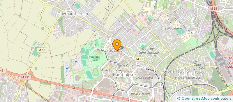localisation de l'entreprise 897 407 284 à STRASBOURG