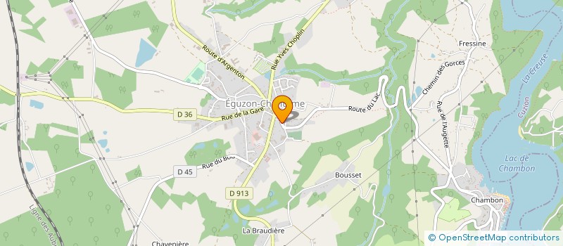 localisation de l'entreprise 897 407 409 à EGUZON-CHANTOME